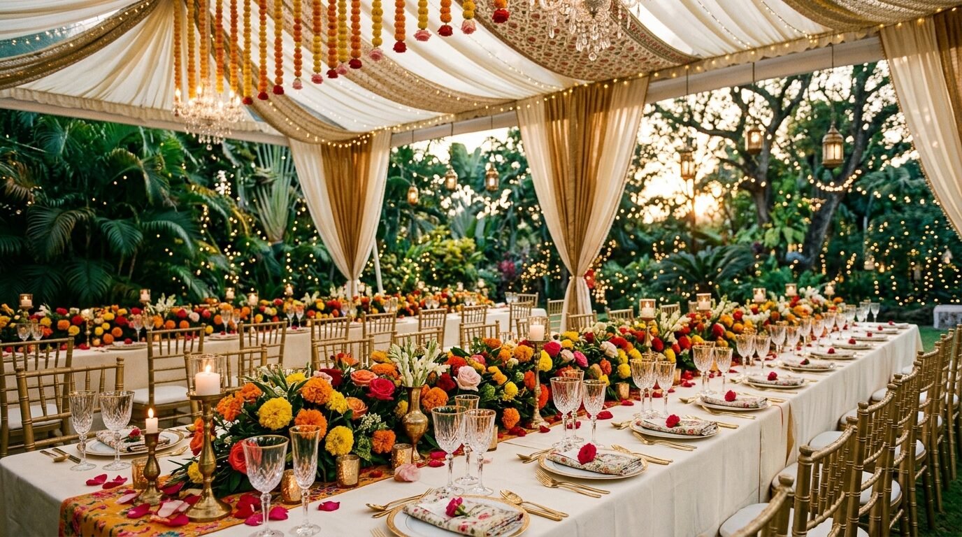 Weddings: Mehndis, baraats, valimas at marquees, farmhouses or your home.